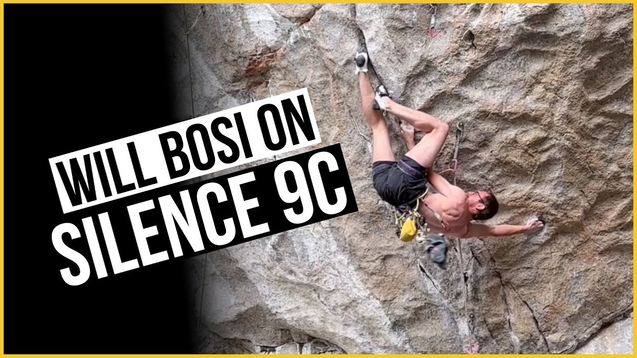 Will Bosi starts work on Adam Ondra's Silence (9c)