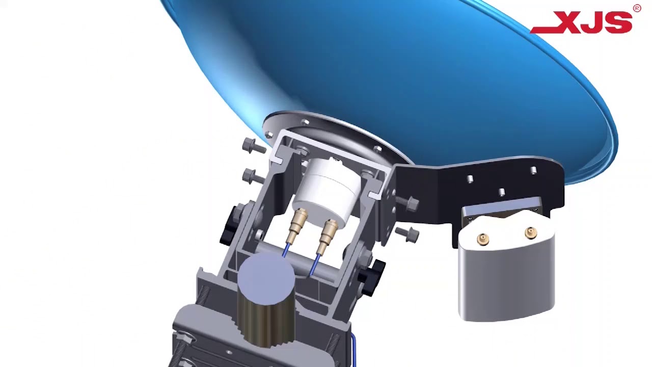 4.8-6.5GHz 29dBi Dish Antenna installation video_XJS TECHNOLOGY