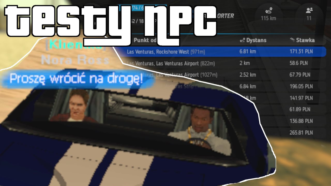 PRÓBUJE ZABIC NPC W NOWEJ PRACY, eTransporter 4LIFE MTA 