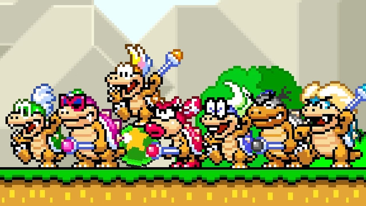 Super Mario Maker 2 - All Characters vs All Koopalings