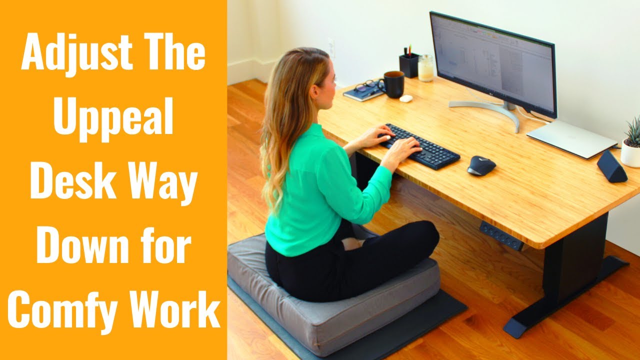 Sit, Stand, or Do Yoga, on the Height-Adjustable Uppeal Desk