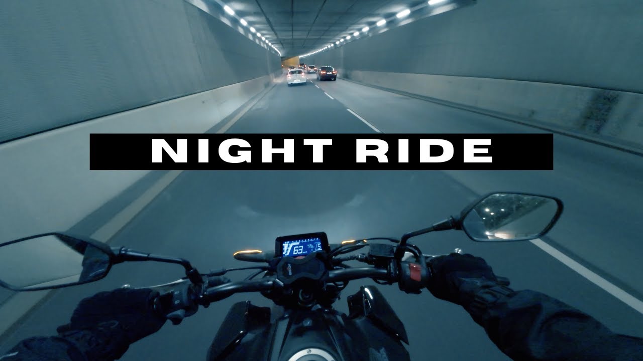 Night Ride Through City | Honda CB125R [4K]