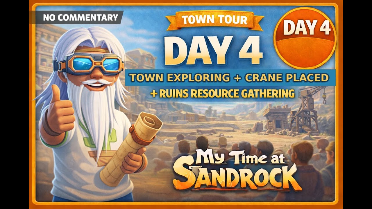 My Time at Sandrock (No Commentary) | DAY 4 — Exploration + Ruins Resource Gathering
