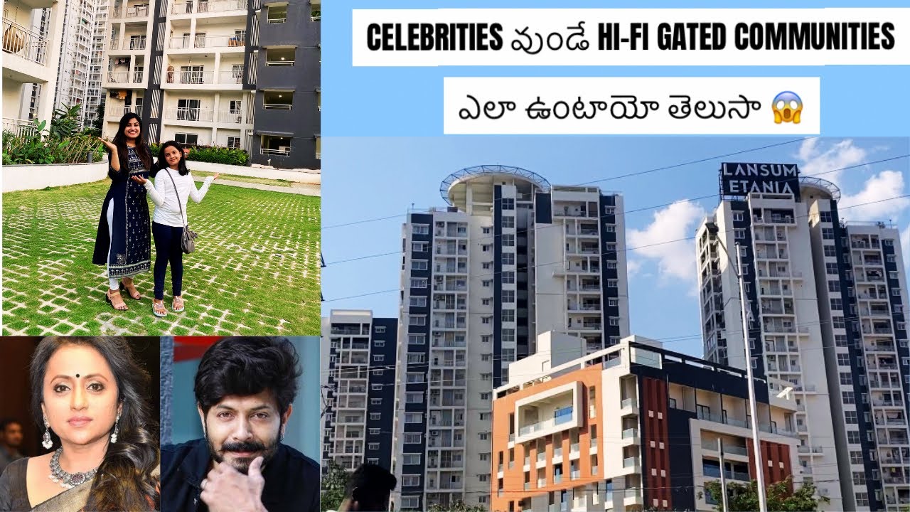 Top Most Celebrities వుండే Hi-Fi Gated community Tour | ఇన్ని amenities ఉంటాయా😱|Swimming pool |Gym|