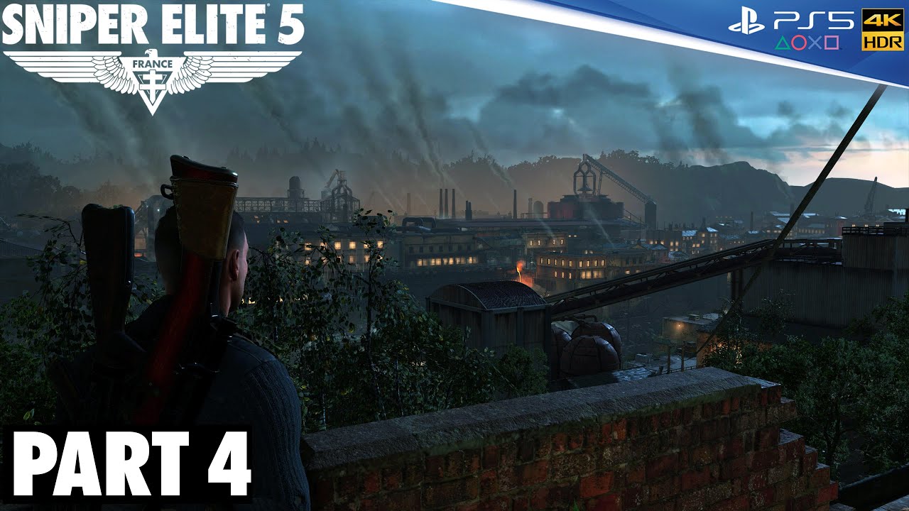 Sniper Elite 5 MISSION 4: War Factory - Martressac | PS5 4K HDR