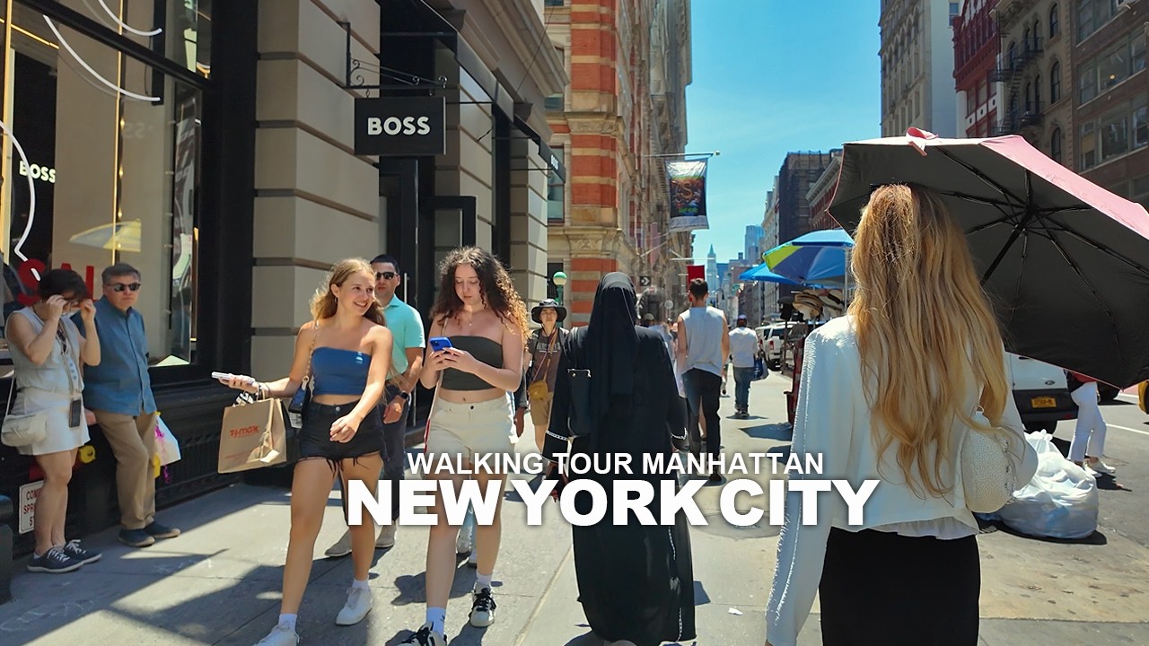 NEW YORK CITY WALKING TOUR MANHATTAN Broadway, 42nd Street, 6th Avenue, Lexington Avenue, 7th Avenue