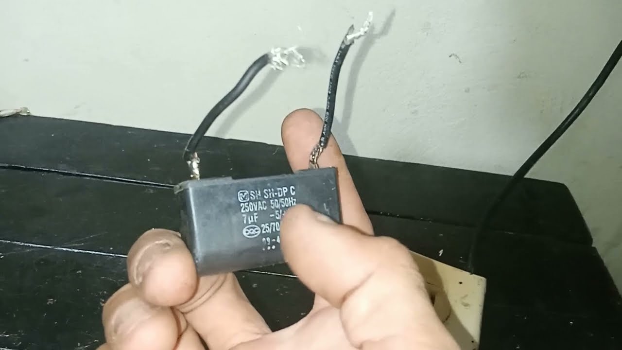 lo que debes saber de los capacitores de ventilador y lavadora y como probarlos sin multimetro