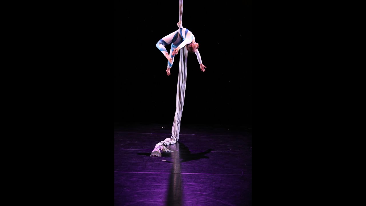 [F]airy - aerial silk performance by Delaney Carter