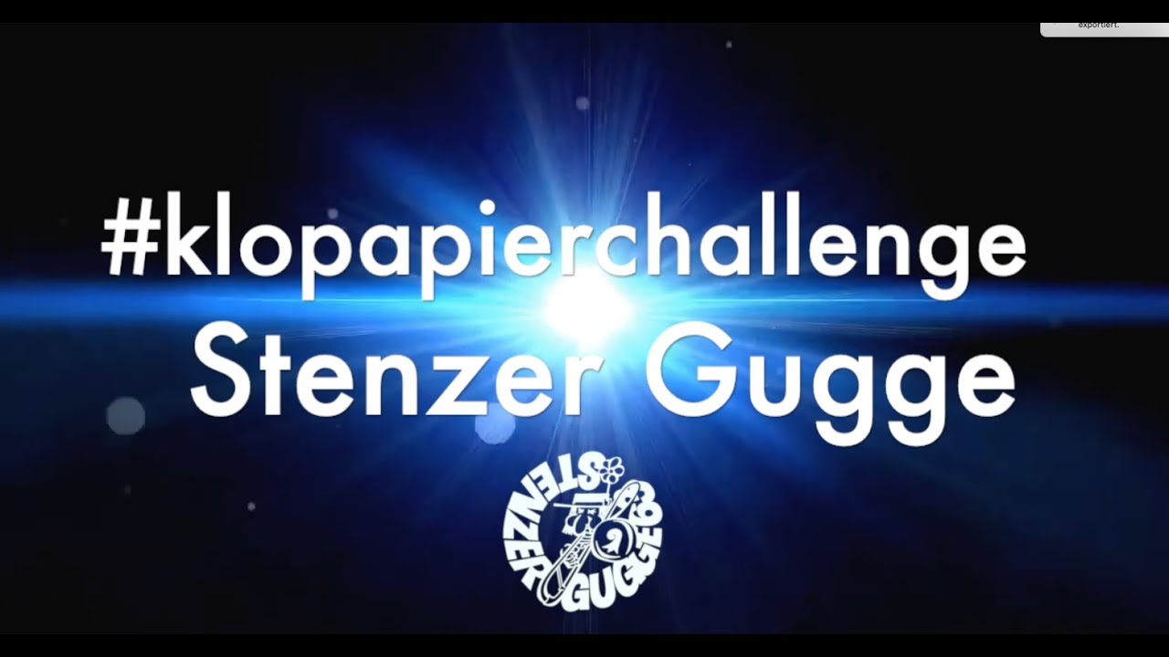 Stenzer Gugge Basel 2020, WC-Papier-Challenge (#klopapierchallenge)