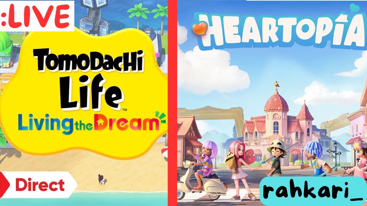 LIVE! Tomodachi Life Direct anschauen und dann Heartopia!  :D