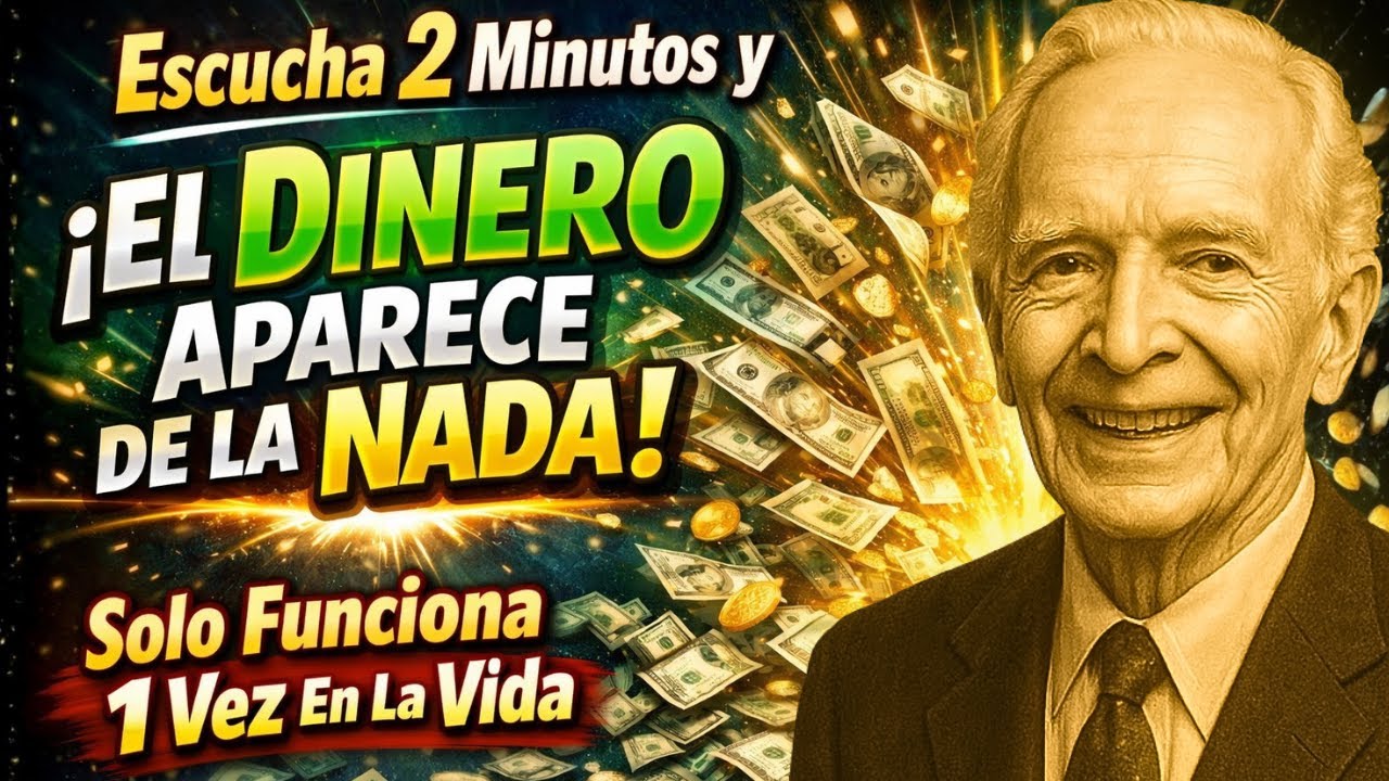 Escucha 2 Minutos y ¡El Dinero Aparece De La NADA! Solo Funciona 1 Vez En La Vida – Joseph Murphy