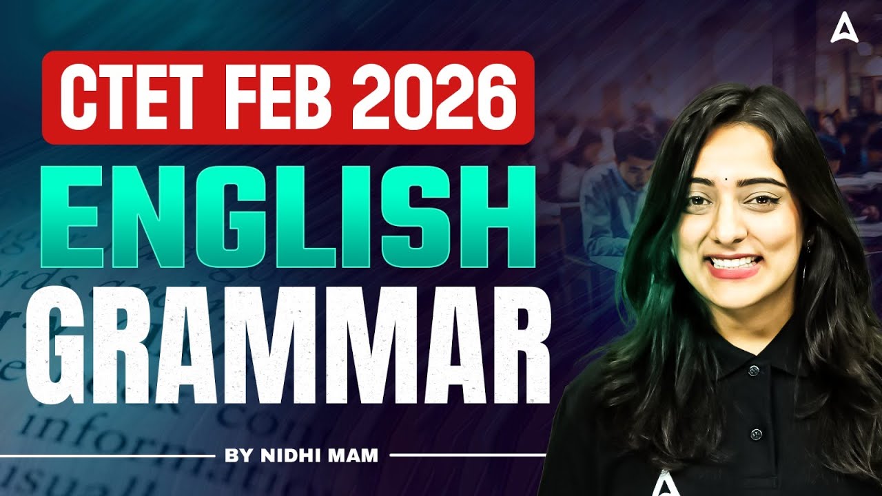 CTET English 2026 | CTET English Grammar Concepts & Questions | CTET English Preparation Nidhi Mam