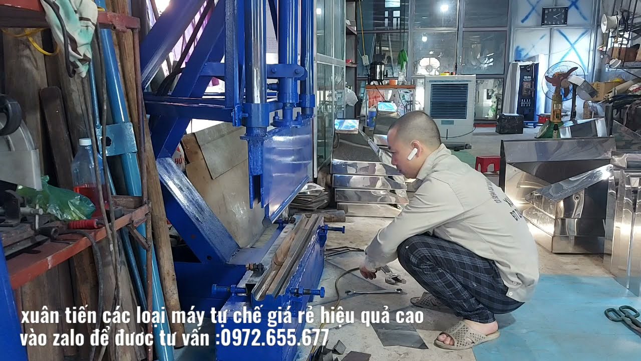 Bán Máy Chấn - Lốc - Bẻ Tôn Tự Chế Giá Rẻ| Làm Hiệu Quả Cao| Xưởng Xuân Tiến| Zalo: 0972655677