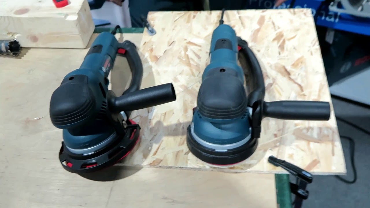 MITEX-2019, Ч-V: шатёр Bosch - эксцентриковые шлифмашины GET 55 125; GET 75 150