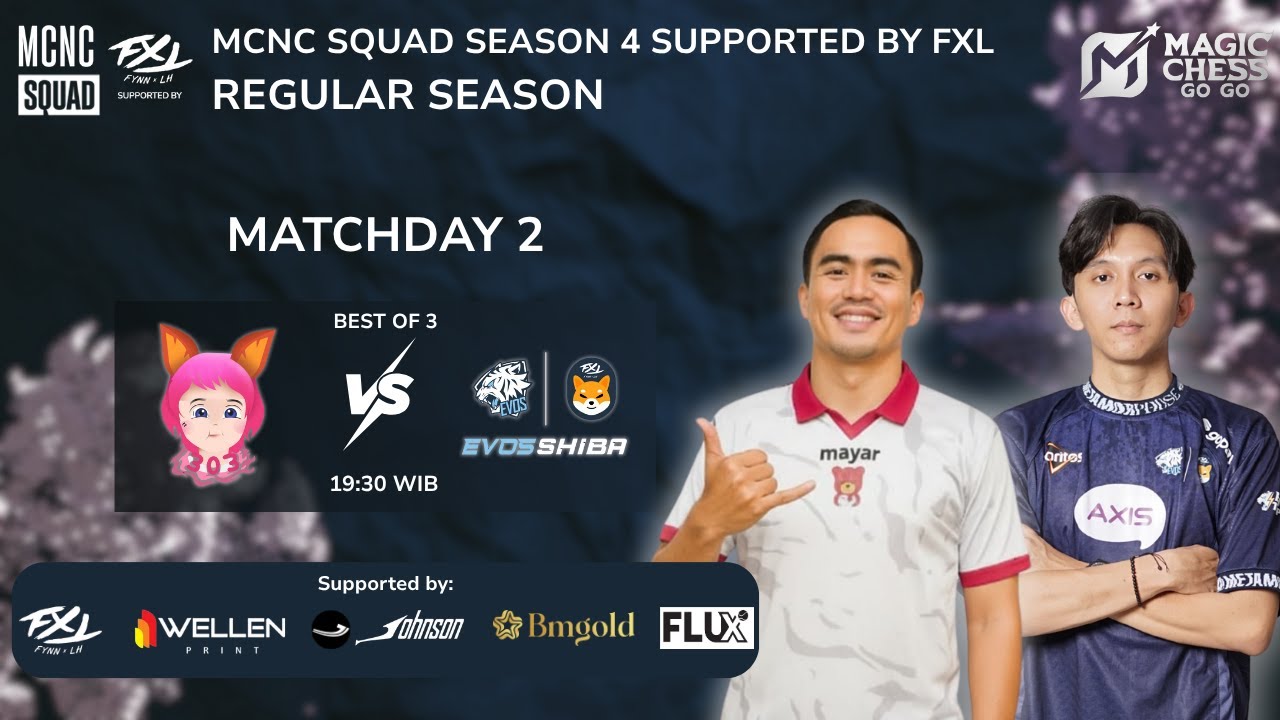 LIVE -  MCNC SQUAD SEASON 4 SUPPORTED BY FxL !! 303 Vs EVOS SHIBA