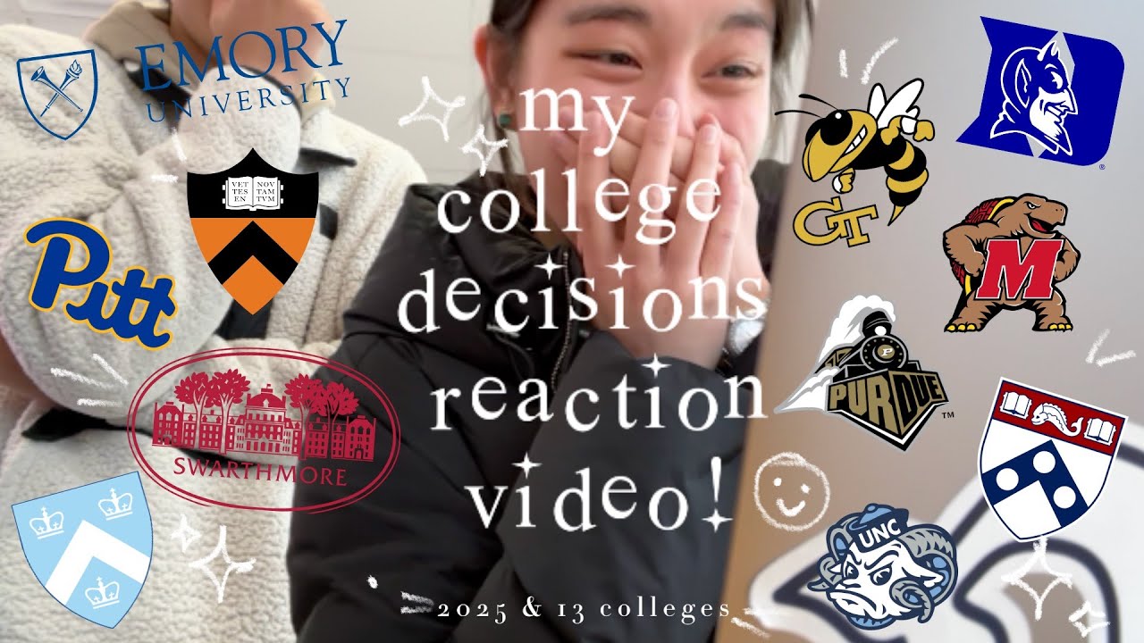 COLLEGE DECISIONS REACTIONS 2025! (ivies, t20s, & more)