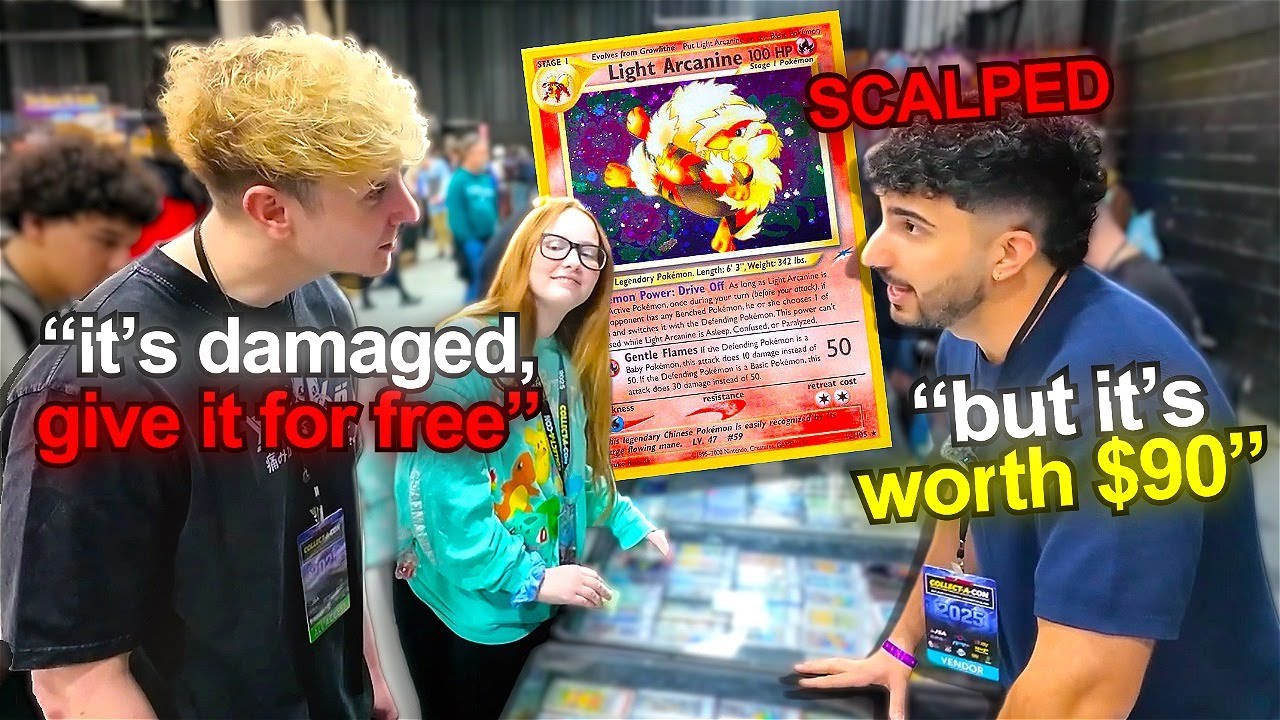 How A Poketuber Scalped Me at Collect-A-Con | POKEMON VENDOR POV