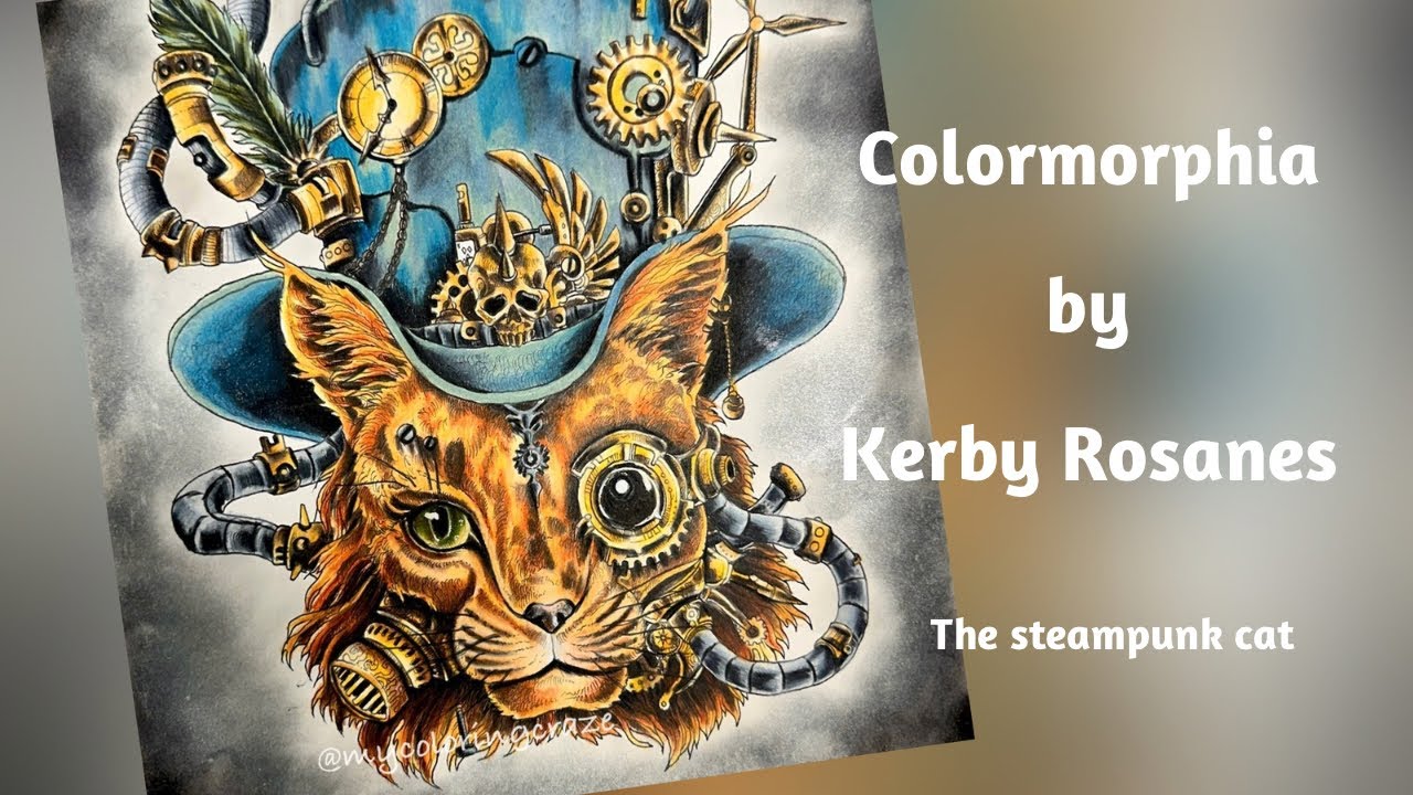 how to color steampunk animals | colormorphia | Kerby Rosanes