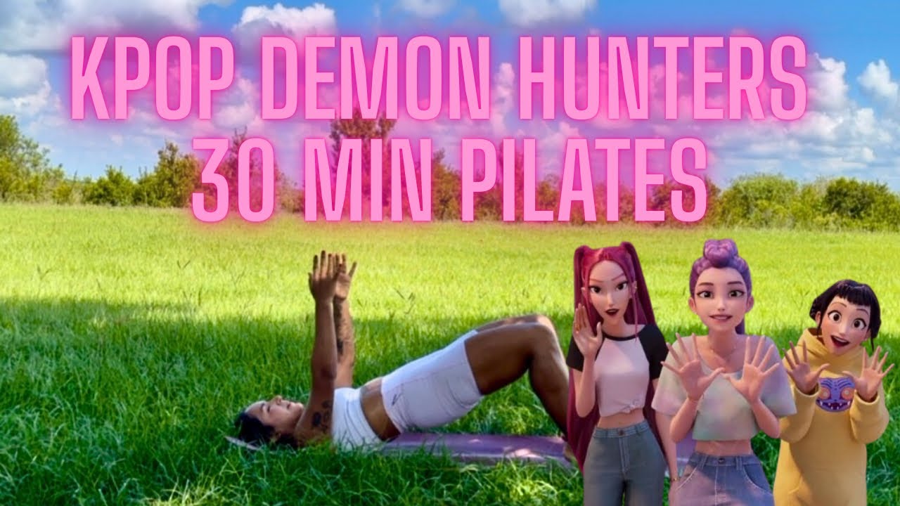 K-Pop Demon Hunters Inspired Pilates | 30 Min Full Body No Equipment Huntrix Workout