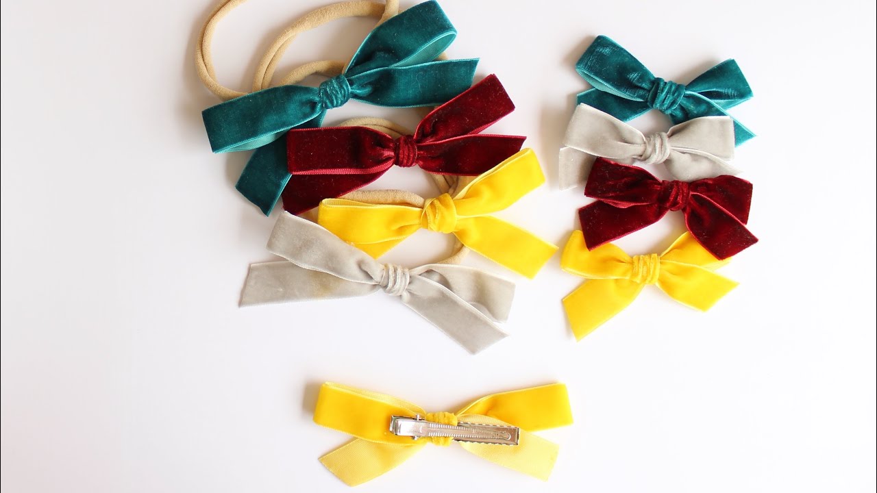 DIY // VELVET RIBBON BOWS | LAZOS CON CINTA DE TERCIOPELO #1