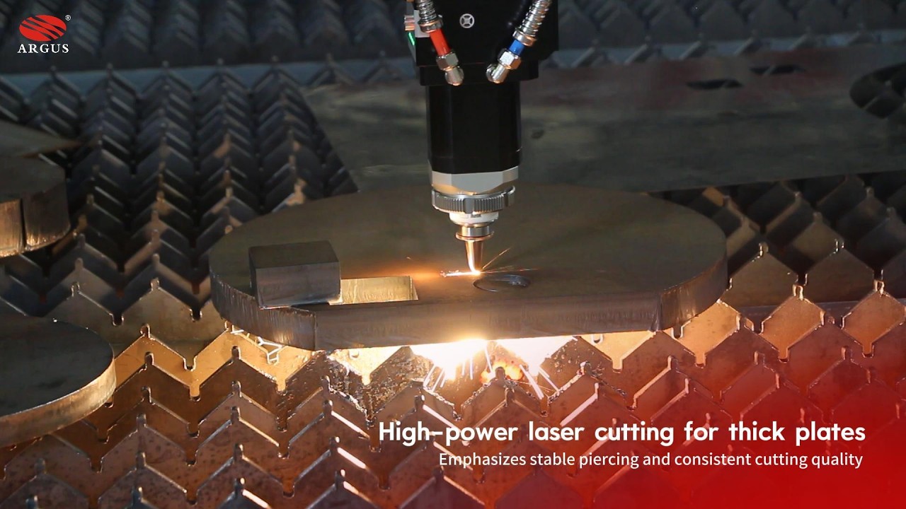 Thick Plate Laser Cutting Demonstration