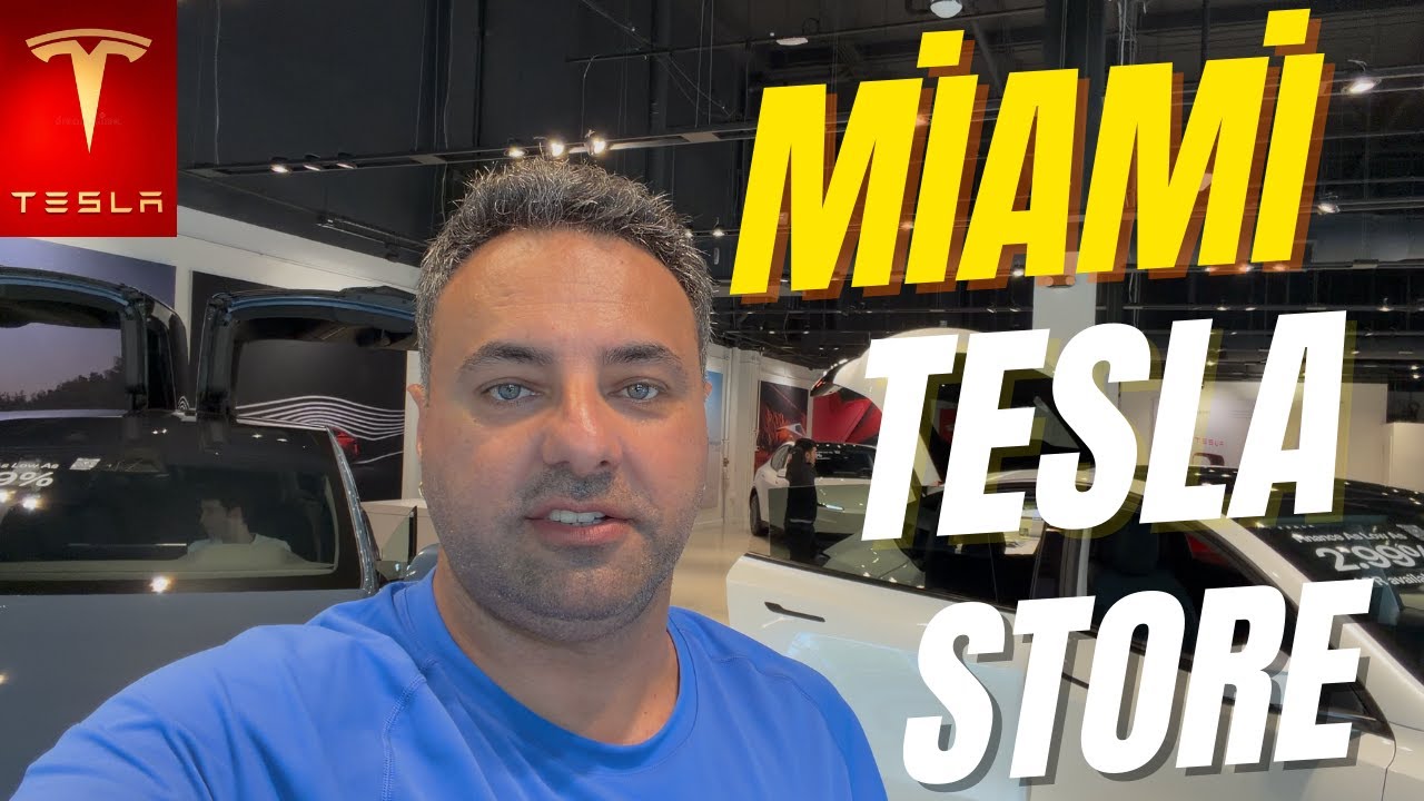 MİAMİ'DE DOLAŞIRKEN TESLA STORE SÜRPRİZİ #tesla #miamitesla #miami