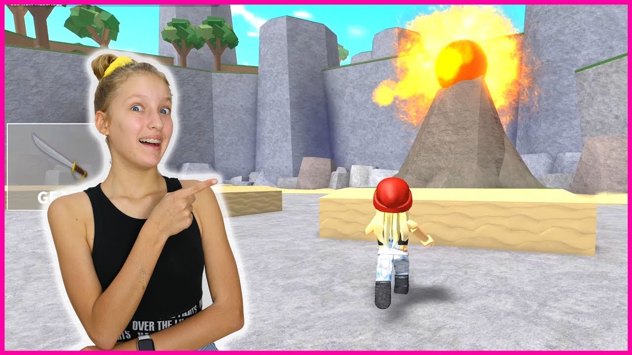 Escaping the Volcano on My Island!
