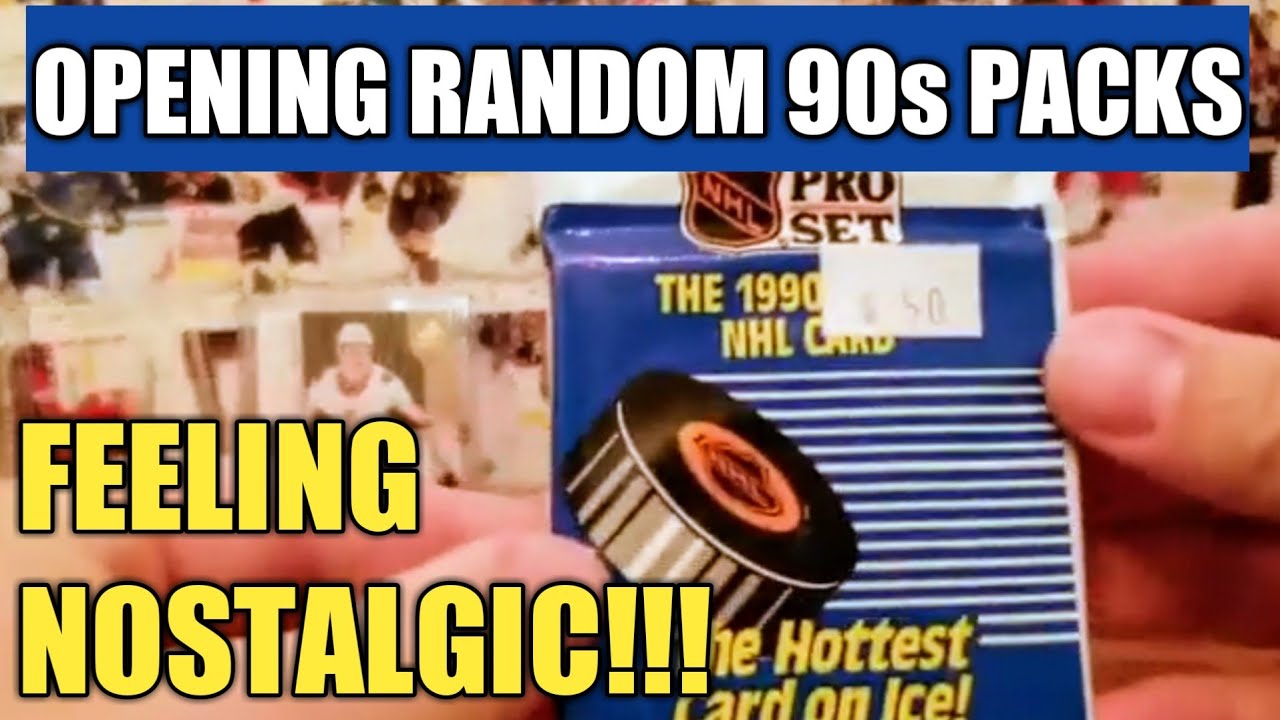 Opening Early 90s Hockey Card Packs - FEEL THE NOSTALGIA!!!