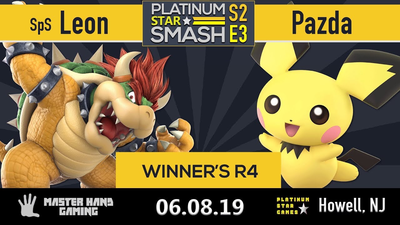 Platinum Star Smash S2:E3 - SpS | Leon (Bowser) vs Pazda (Pichu) - Winner's R4