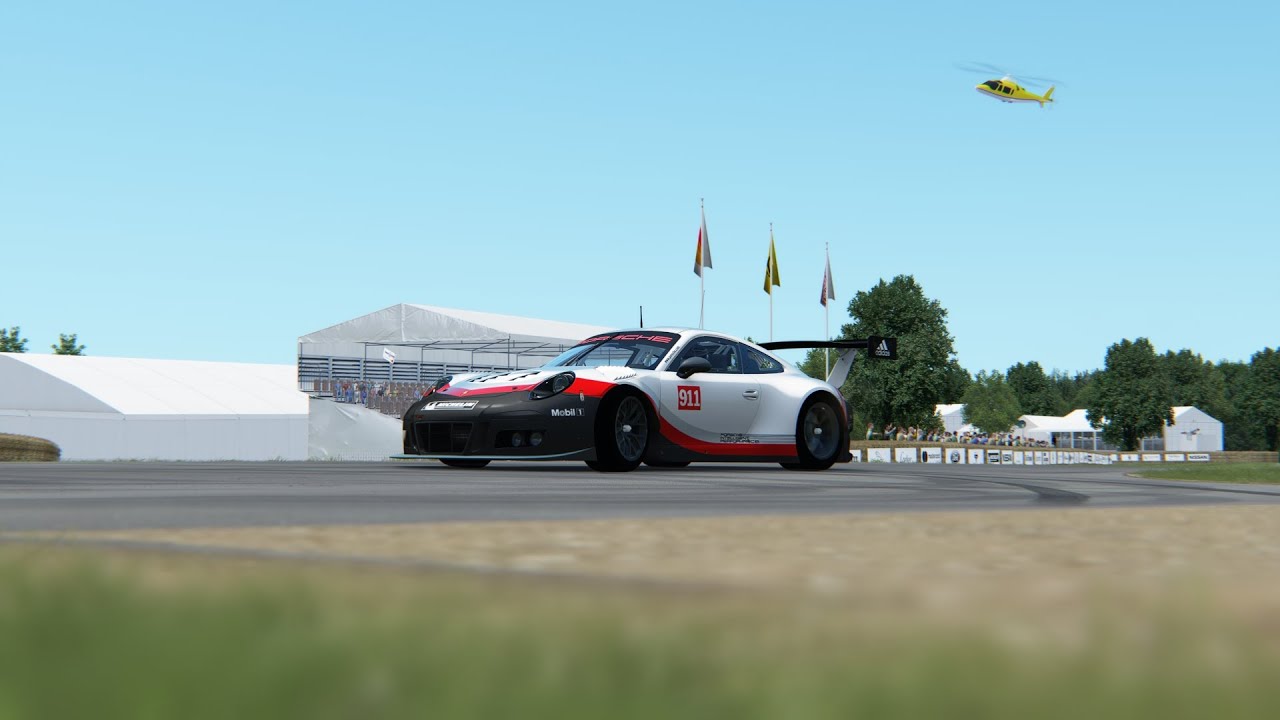 Porsche 911R Lap & Warm Up - Goodwood Hilliclimb - Assetto Corsa