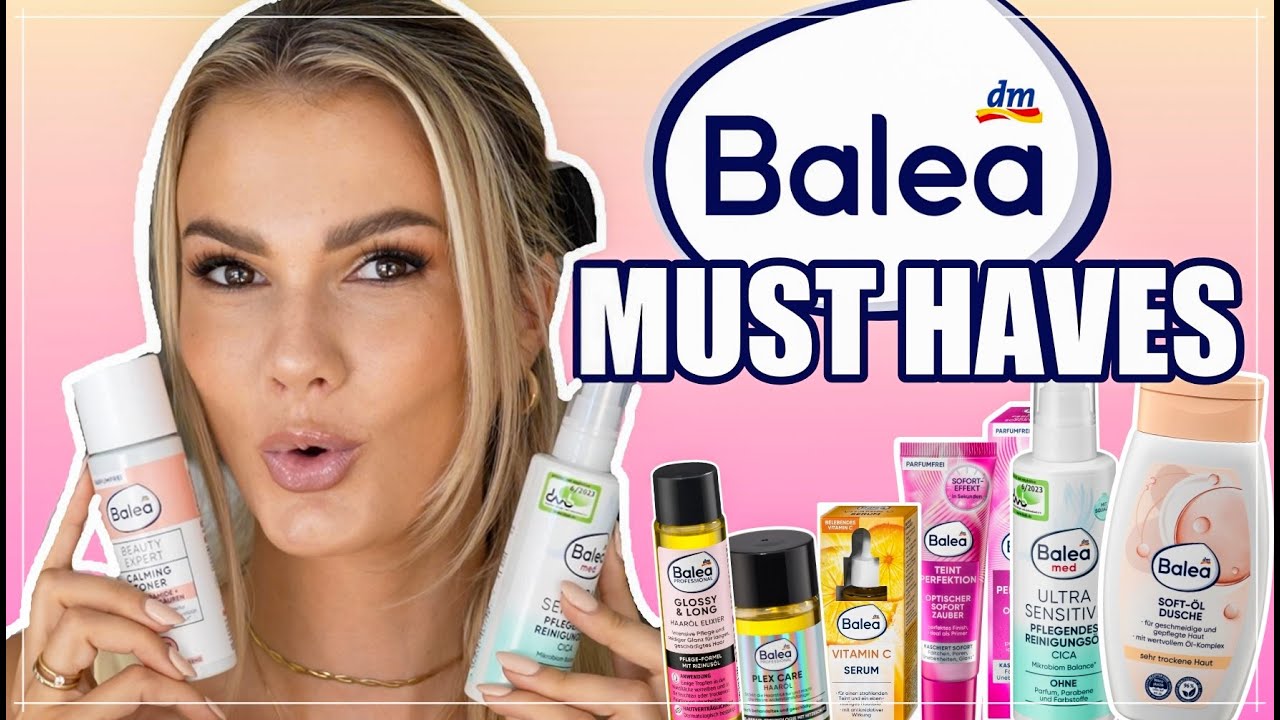 12 BALEA MUST HAVES unter 6€ 😍 Pflege, Haare & Make Up I Cindy Jane