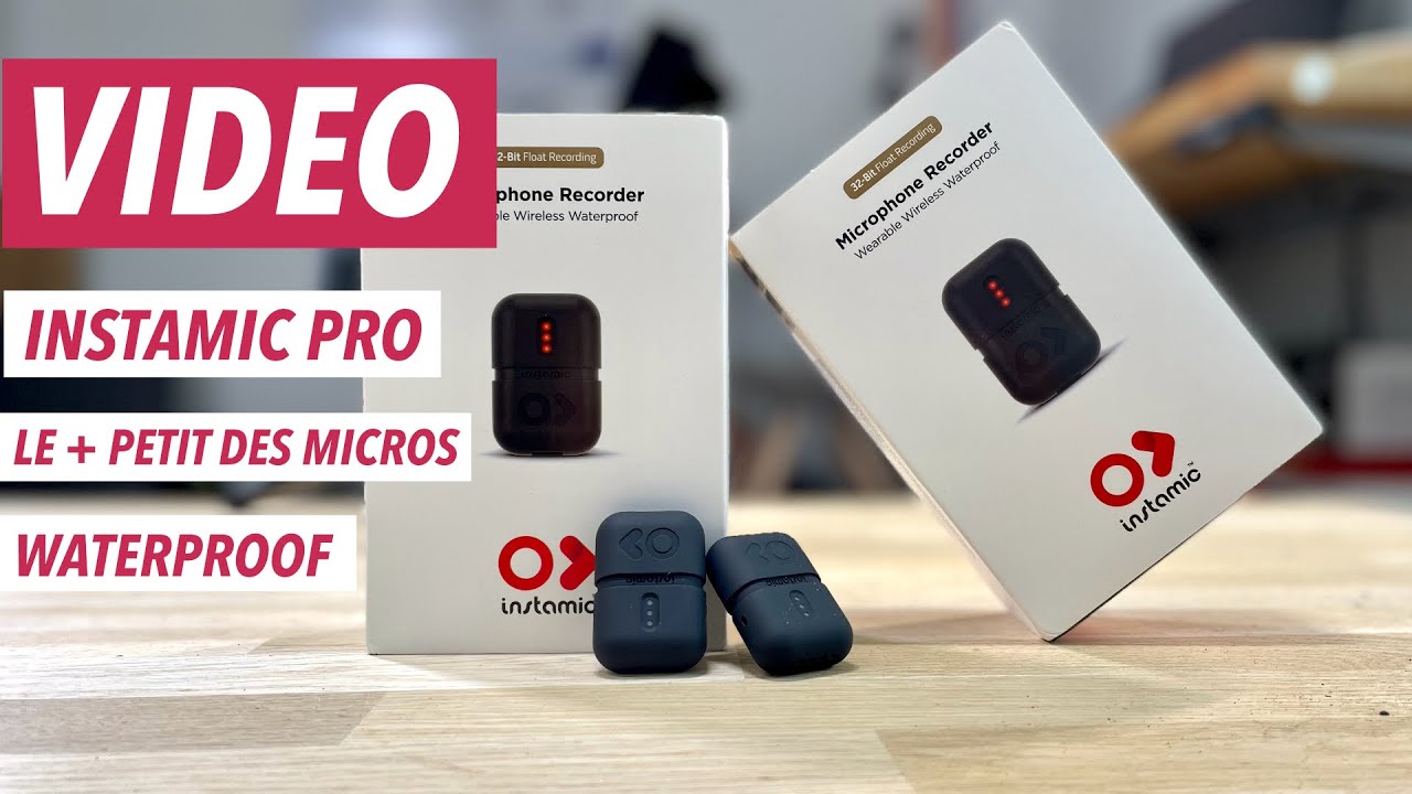 INSTAMIC PRO PLUS - MES MICROS CRAVATES ETANCHES ULTRACOMPACTES (POUR INSTA360 ET SMARTPHONE