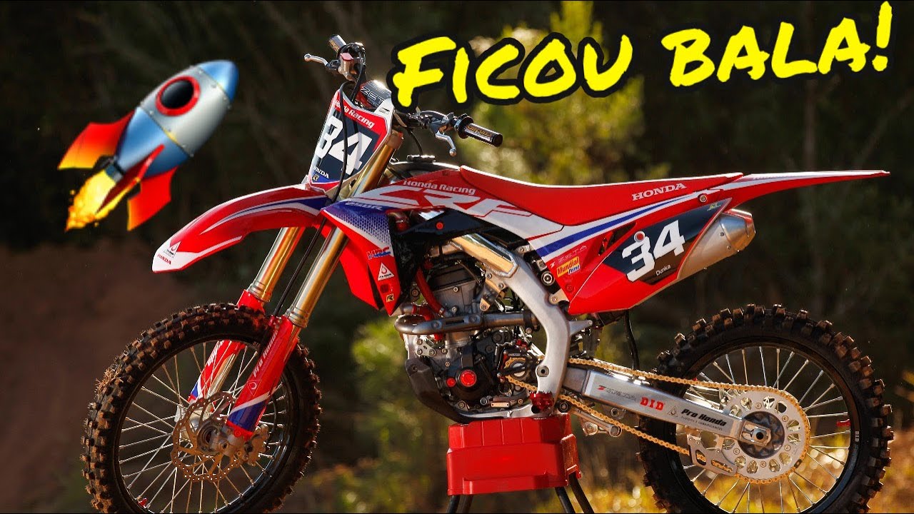 TESTEI A MINHA MOTO DE CORRIDA!