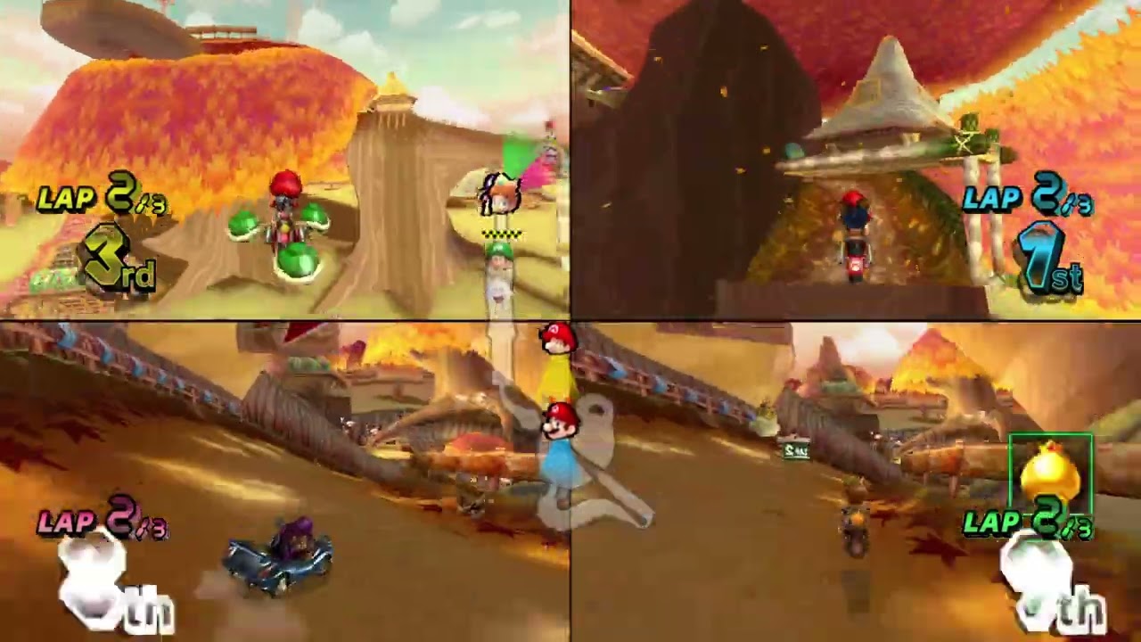 Mario Kart Wii ✦ 4 Players #545 Star Cup Mirror