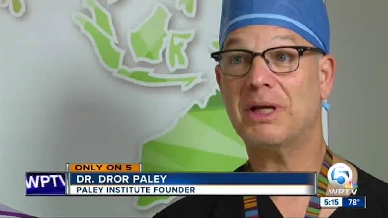 Dr.  Dror Paley of the Paley Institute at St. Marys MC profiled on WPTV 5