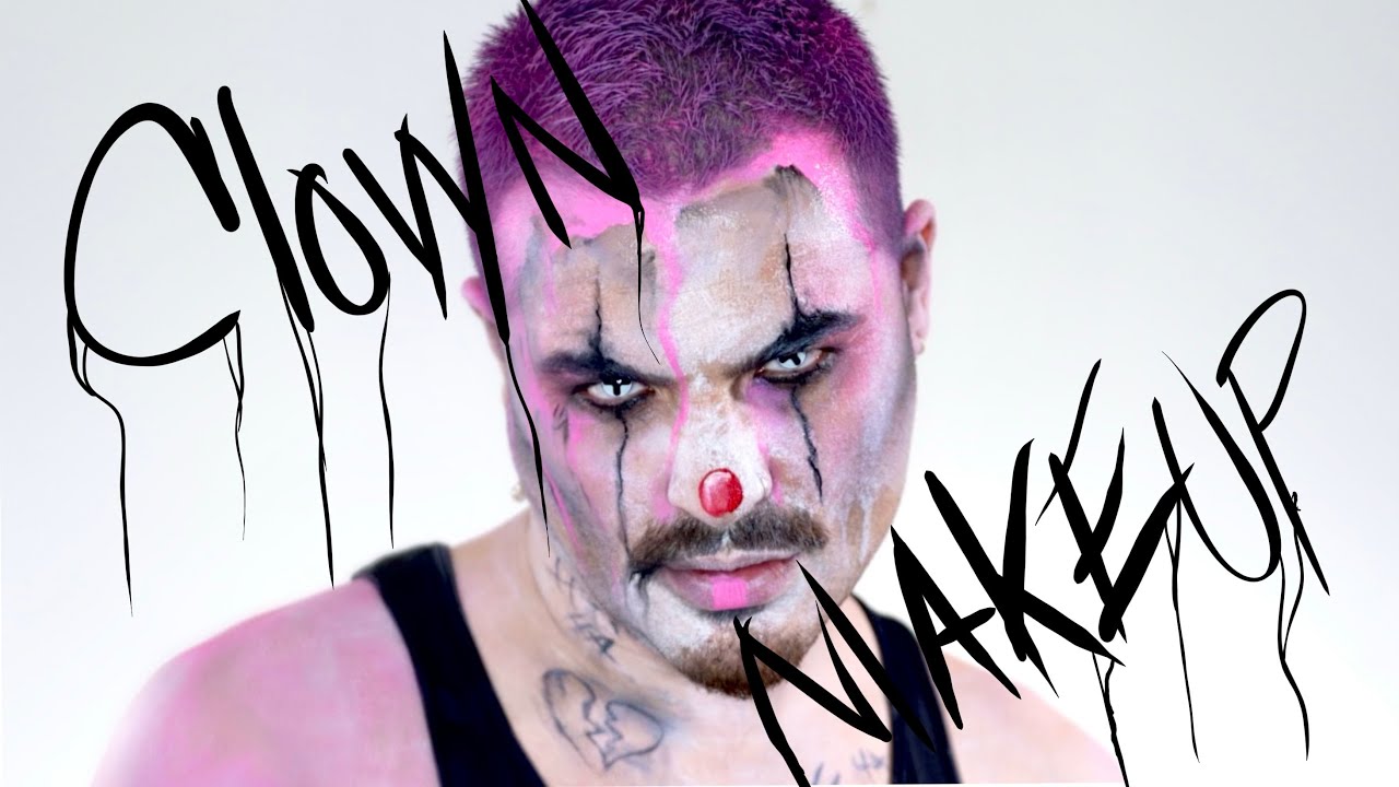 Scary Clown Halloween Makeup Tutorial