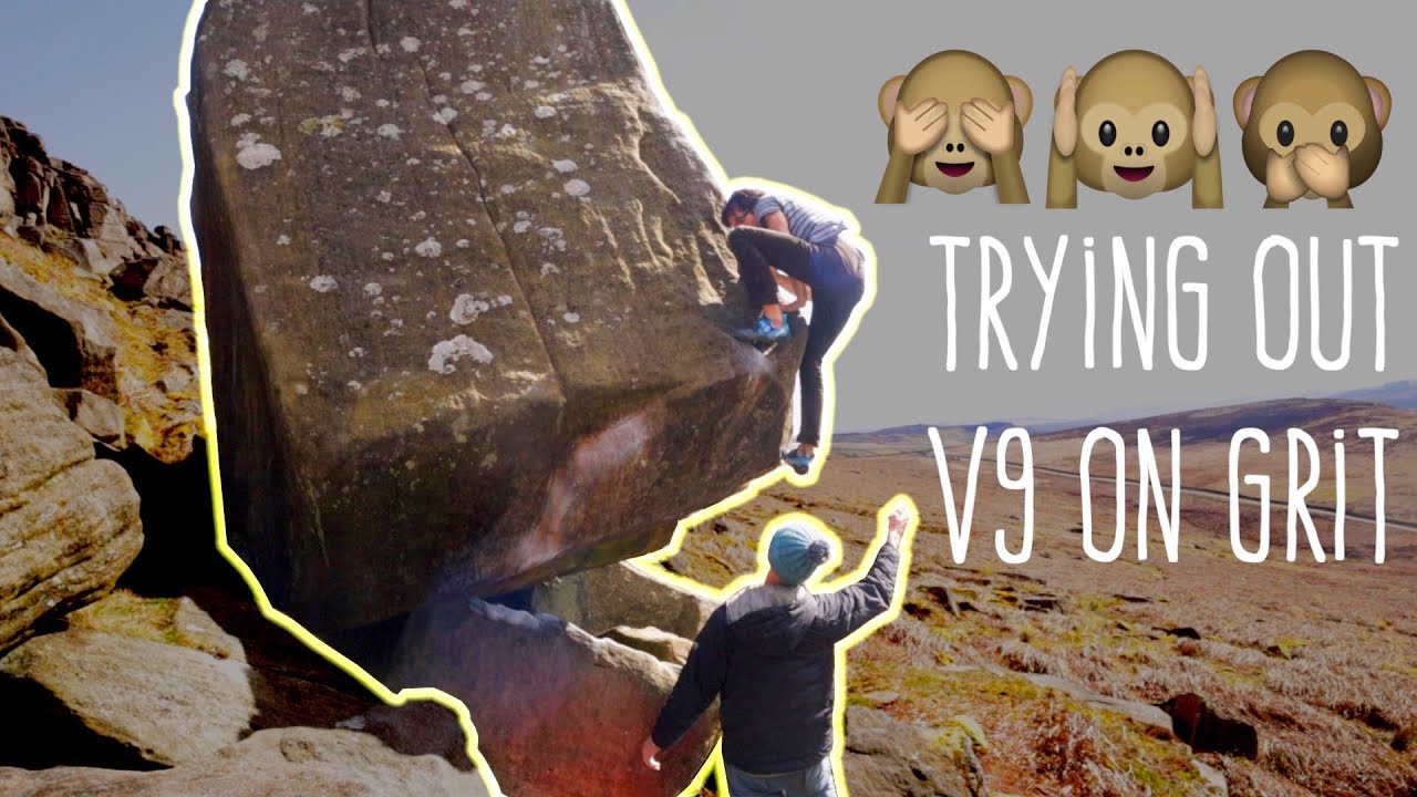 Trying 7C/V9 on gritstone | Great day at Stanage Plantation