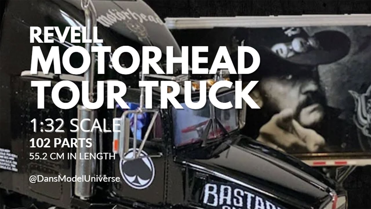 Грузовик Revell Motorhead Tour в масштабе 1:32 | Полная сборка с кастомной кабиной