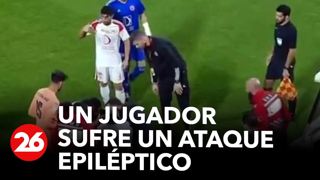 Enorme susto en Qatar: Un jugador sufre un ataque epiléptico durante el partido