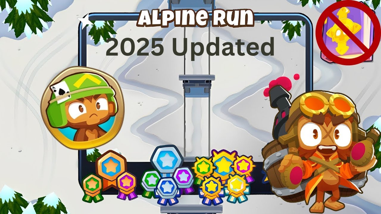 Alpine Run [Medium Standard] Guide | No Monkey Knowledge | BTD 6 (2025 Updated)
