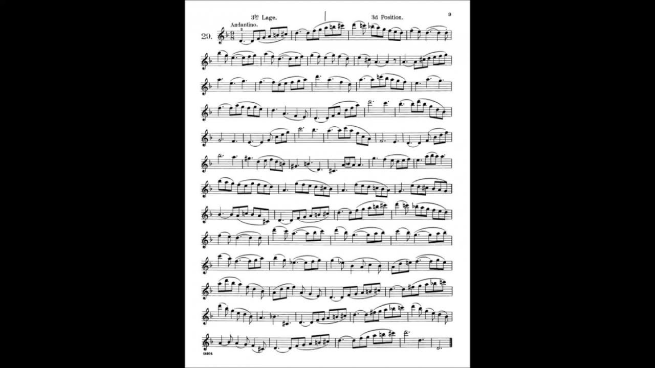 Hans Sitt - Studio n. 29 op. 32 (didattica violino)