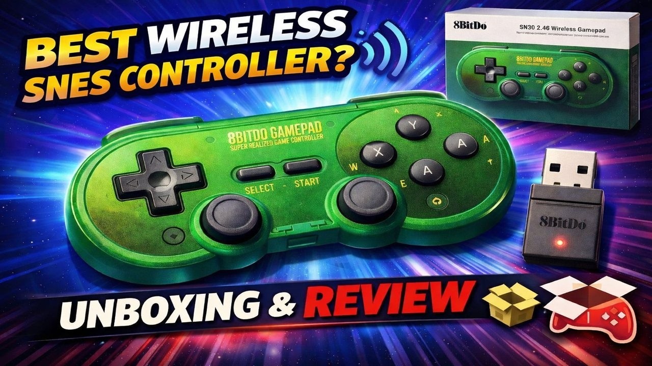 8BitDo SN30 2.4G Wireless Controller UNBOXING & REVIEW 🎮 | Retro Done RIGHT?