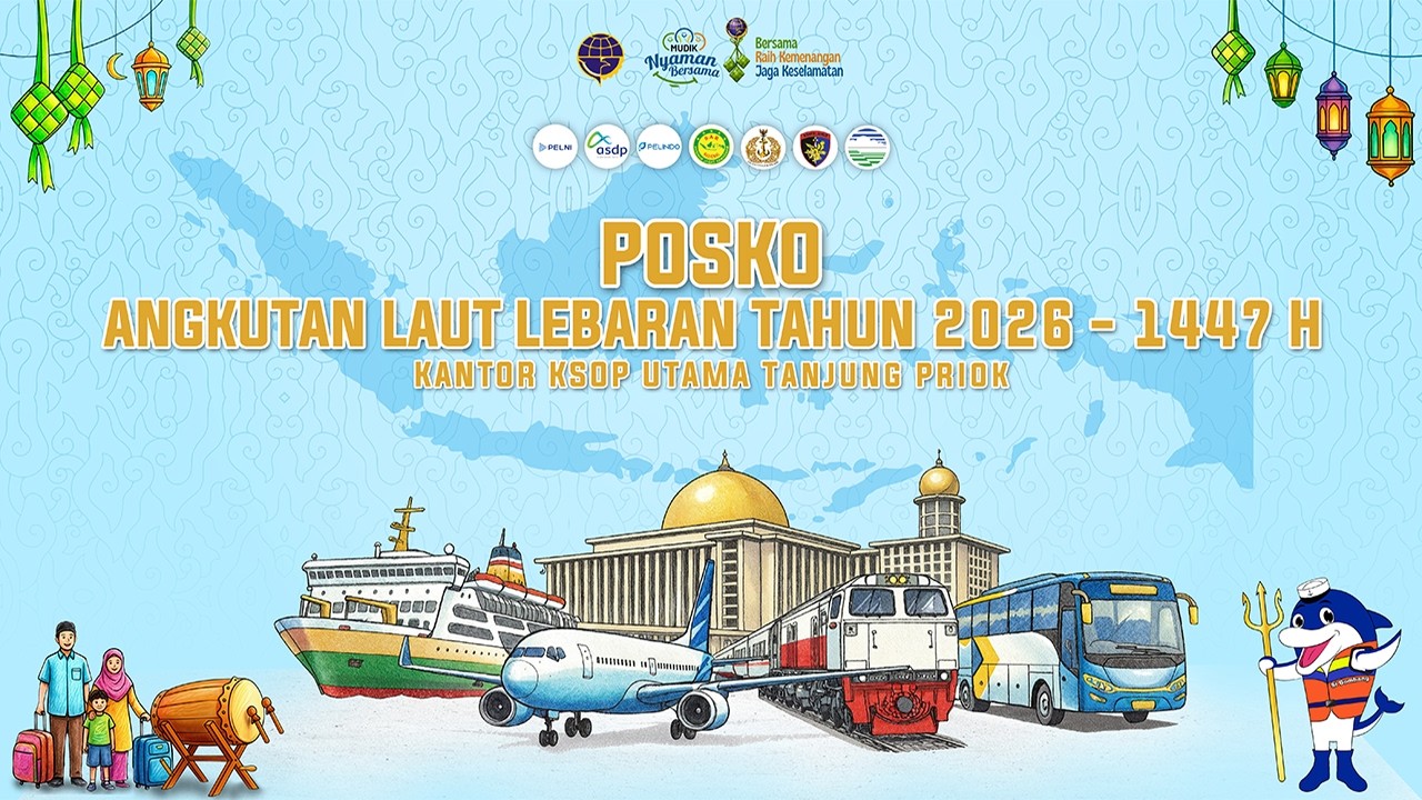 Pel. Tanjung Priok | Selasa, 17 Maret 2026 19:40 WIB | Lancar | Berawan