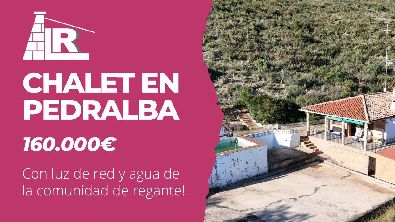RUSTIC LEVANTE - CHALET EN PEDRALBA EN PLENA NATURALEZA 
