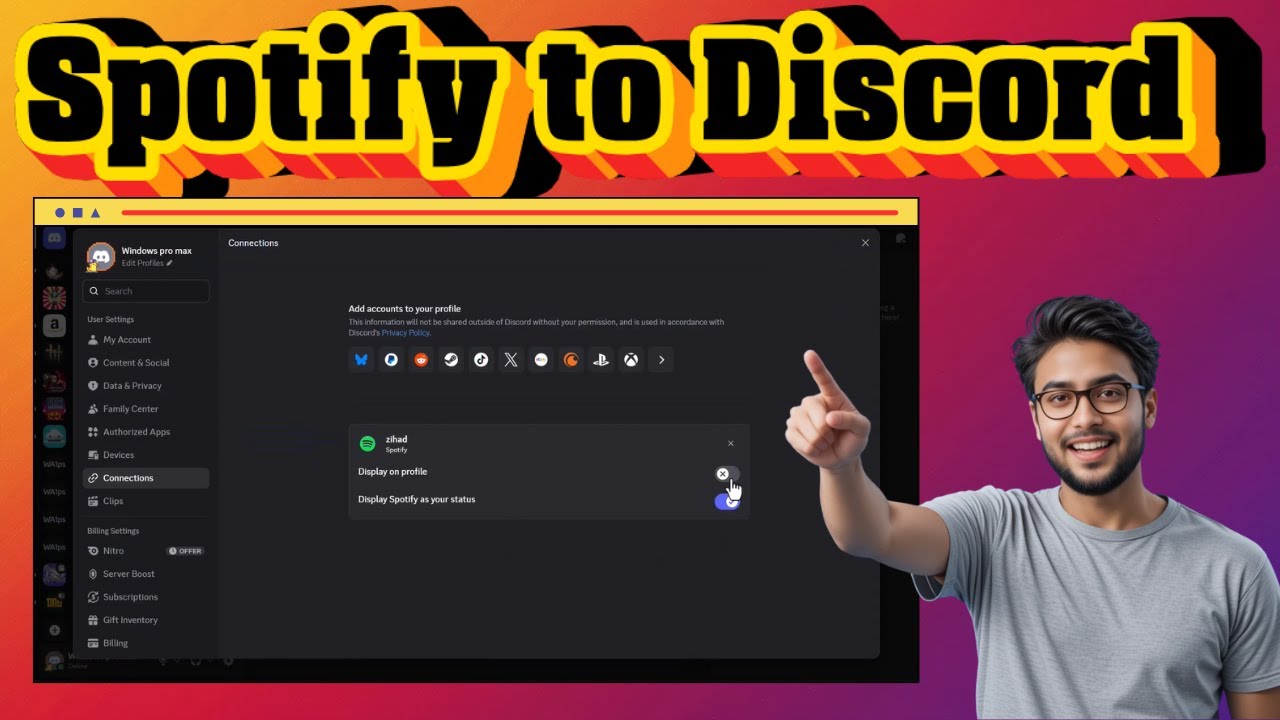 Как подключить Spotify к Discord | Делитесь своей музыкой (2026)