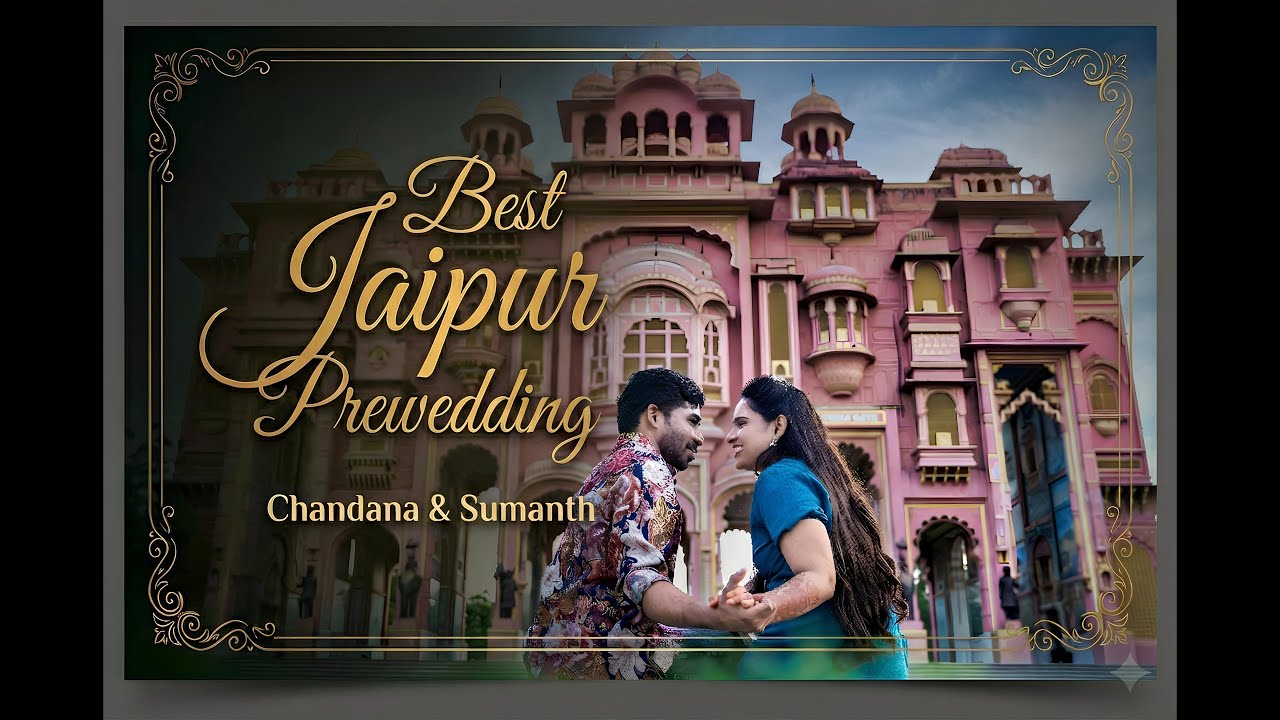 Best Cinematic Jaipur Pre-Wedding Film | Amber Fort • Jal Mahal • Andhamaa Andhamaa (8 Vasantalu) 4K