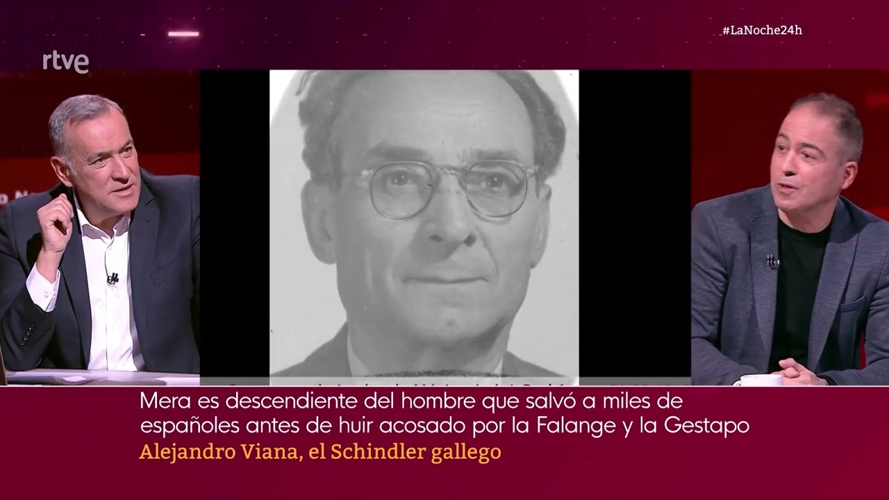 ENTREVISTA ROBERTO MERA - ALEJANDRO VIANA EN LA NOCHE EN 24 HORAS (TVE) CON XABIER FORTES 12.12.2024