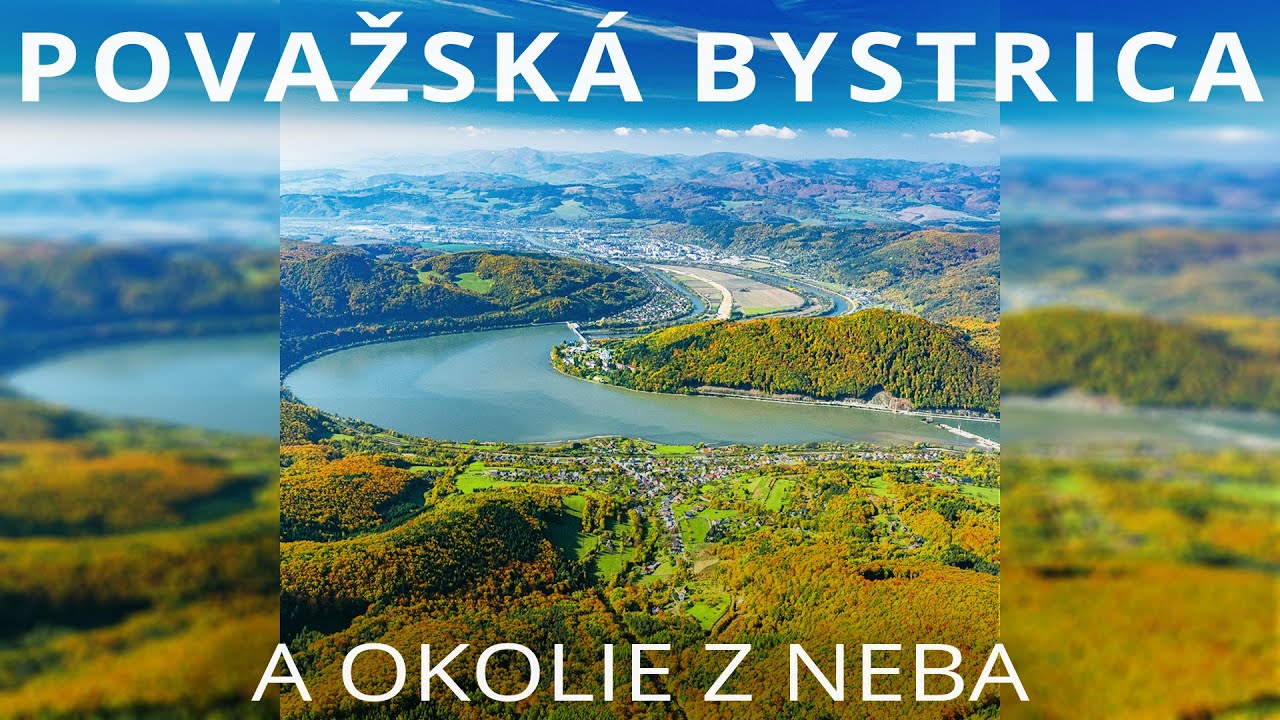 Povazska Bystrica a okolie z neba