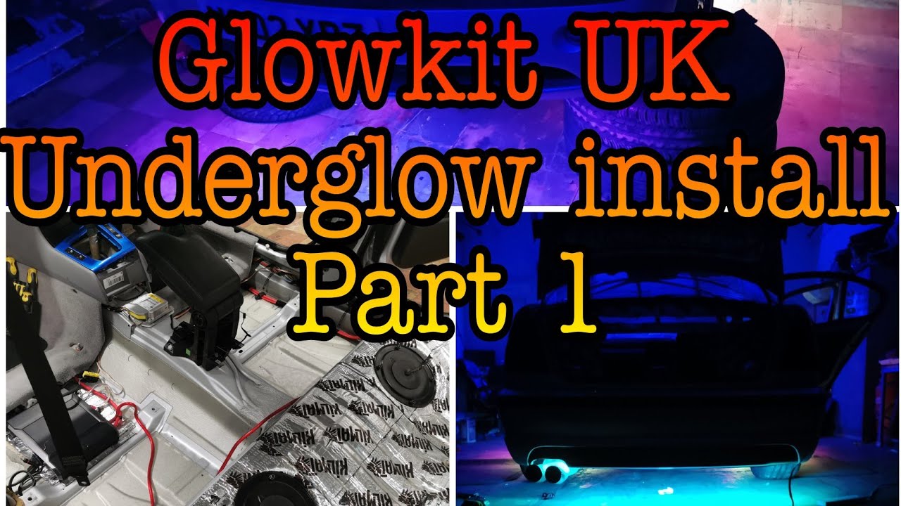 Glowkit UK Underglow install. How to install underglow the proper way. BMW E46. Part 1.
