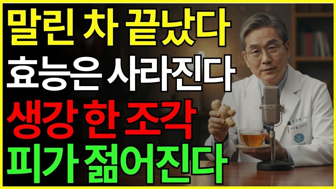 아직도 &lsquo;말린 생강차&rsquo;만 드시나요? 신선 생강의 수명 연장 효과는 3배입니다| 생강 | 차 | 건강식품 | 노화방지 | 노년정보